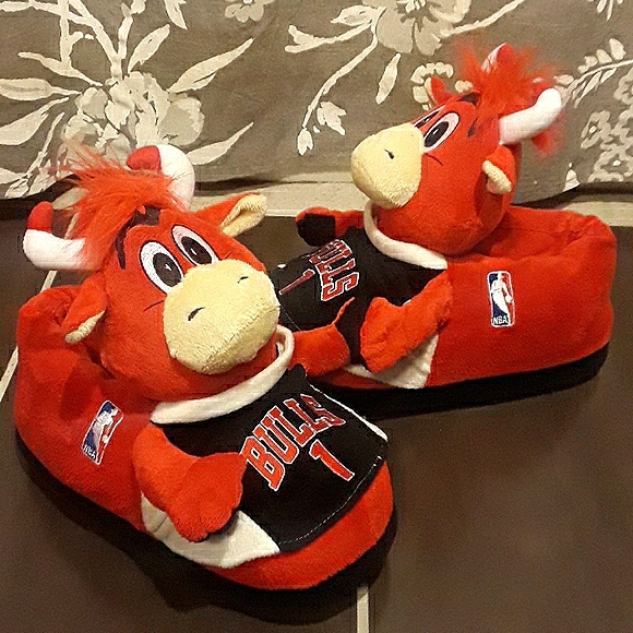 NBA Shoes Vintage Benny The Bull Nba Bulls Slippers